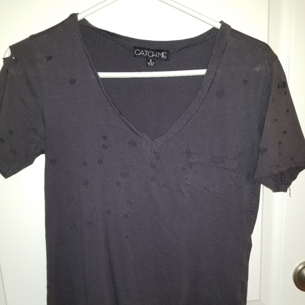 Catch Me Black T-shirt